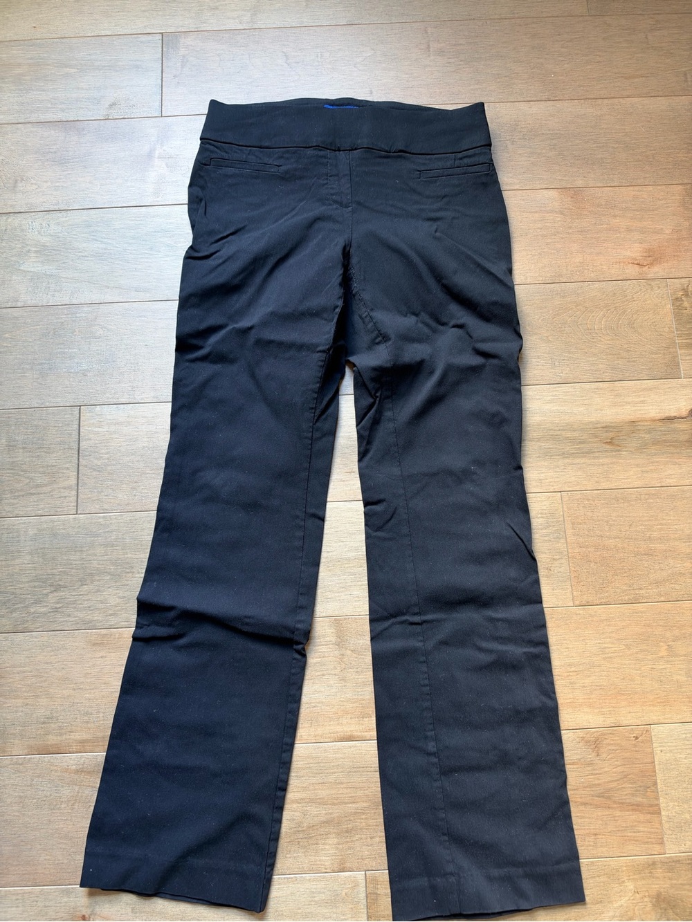 Apt. 9 Black Brynn Dress Pant Flare & Wide Leg Jean